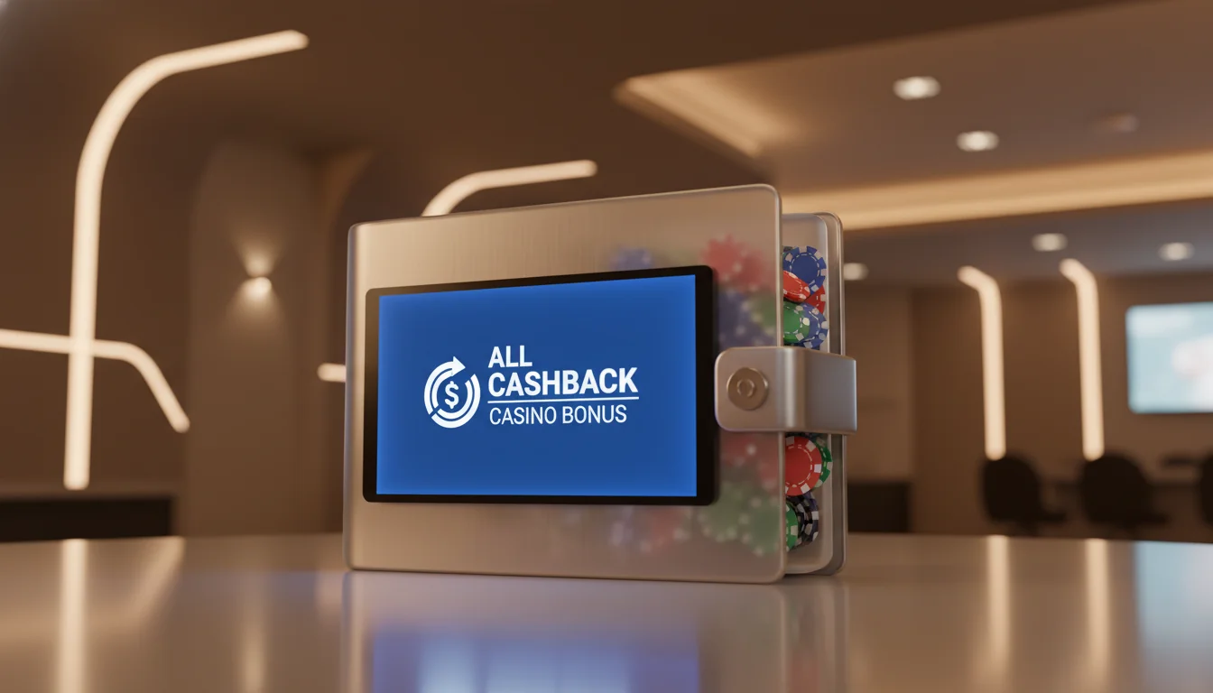 Player enjoying casino cashback offers